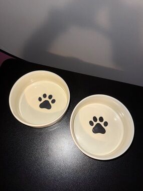 Ceramic Metallic Dog Bowls